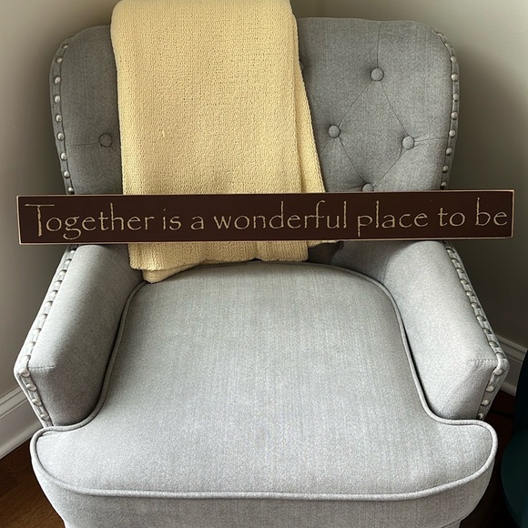 Together is Wonderful Place to Be Wooden Sign - Picture 3 of 6